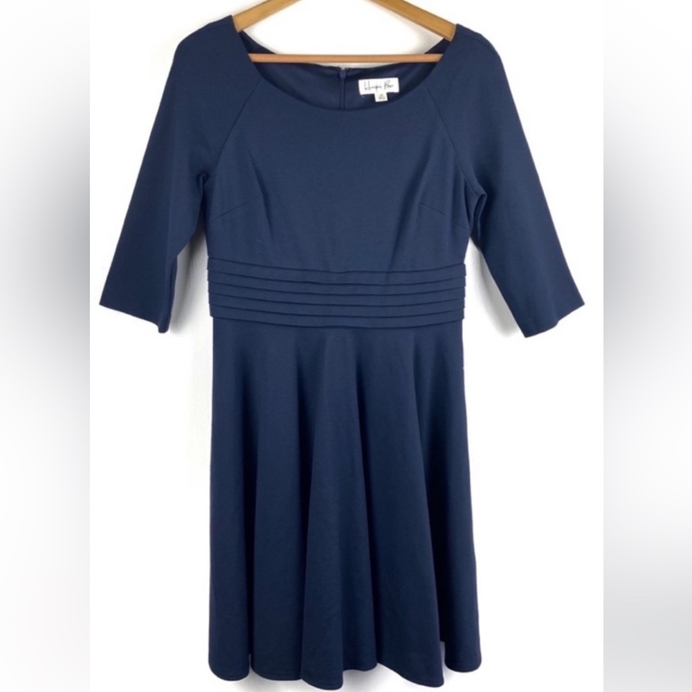 Harper Rose Pleat Waist Fit and Flare Dress
